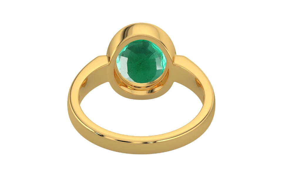 Gold Emerald Ring Rare Quality (R6)