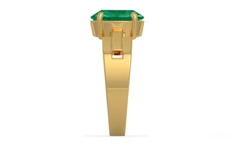 Gold Emerald Ring Rare Quality (R8)