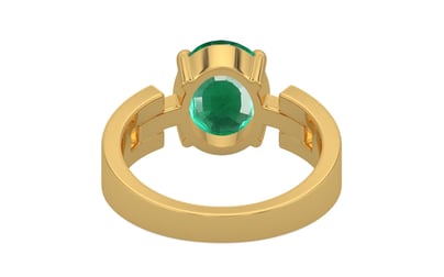Gold Emerald Ring Rare Quality (R8)