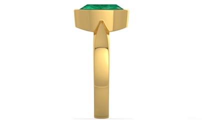 Gold Emerald Ring Rare Quality (R9)