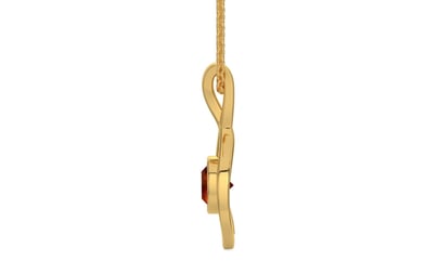 Gold Hessonite Garnet Pendant Limited Quality (P1)