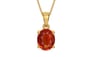 Gold Hessonite Garnet Pendant Limited Quality (P10)