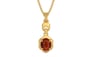 Gold Hessonite Garnet Pendant Limited Quality (P6)