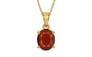 Gold Hessonite Garnet Pendant Prime Quality (P10)
