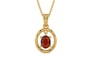 Gold Hessonite Garnet Pendant Prime Quality (P2)