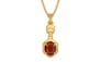 Gold Hessonite Garnet Pendant Prime Quality (P6)