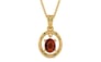 Gold Hessonite Garnet Pendant Rare Quality (P2)