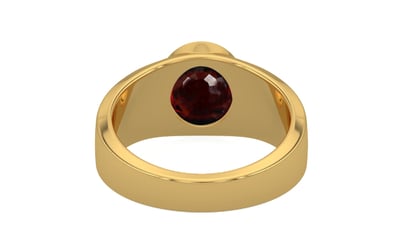 Gold Hessonite Garnet Ring Fine Quality (R10)