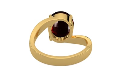 Gold Hessonite Garnet Ring Fine Quality (R2)