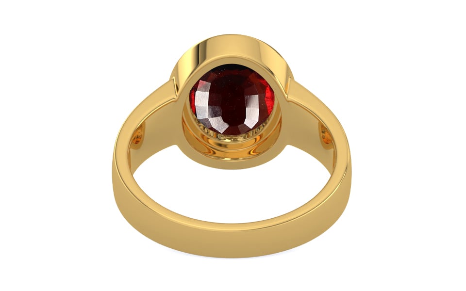Gold Hessonite Garnet Ring Fine Quality (R3)