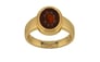 Gold Hessonite Garnet Ring Fine Quality (R3)