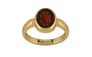 Gold Hessonite Garnet Ring Fine Quality (R6)
