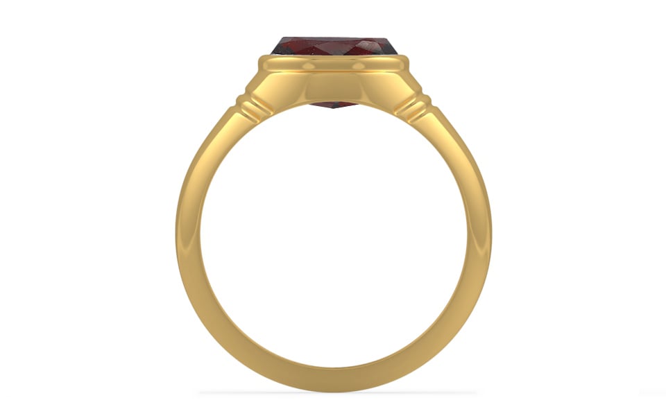 Gold Hessonite Garnet Ring Fine Quality (R7)