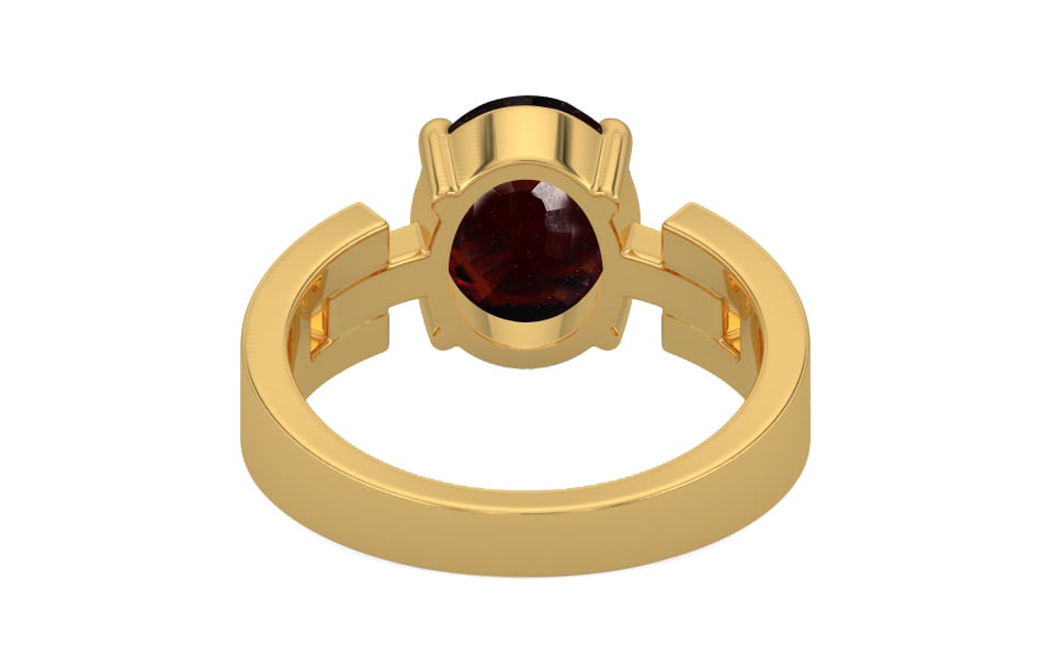 Gold Hessonite Garnet Ring Fine Quality (R8)