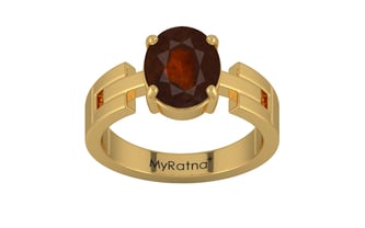 Gold Hessonite Garnet Ring Fine Quality (R8)