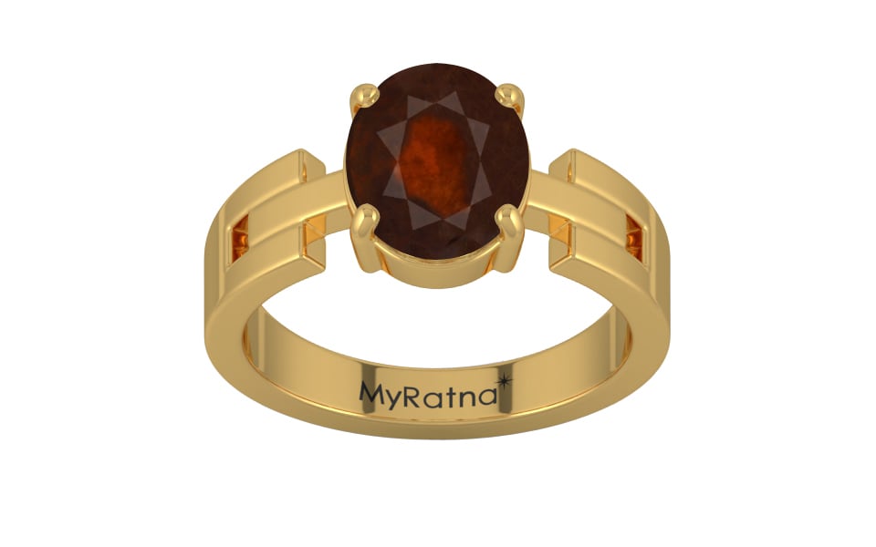 Gold Hessonite Garnet Ring Fine Quality (R8)