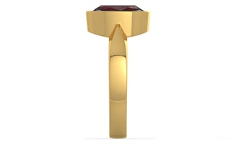 Gold Hessonite Garnet Ring Fine Quality (R9)