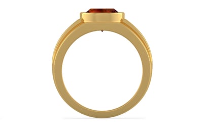 Gold Hessonite Garnet Ring Limited Quality (R1)