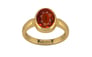 Gold Hessonite Garnet Ring Limited Quality (R6)