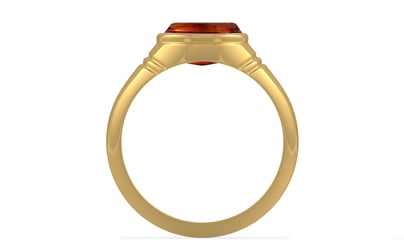 Gold Hessonite Garnet Ring Limited Quality (R7)