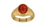 Gold Hessonite Garnet Ring Limited Quality (R7)