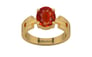 Gold Hessonite Garnet Ring Limited Quality (R8)