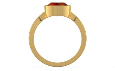 Gold Hessonite Garnet Ring Limited Quality (R9)