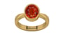 Gold Hessonite Garnet Ring Limited Quality (R9)