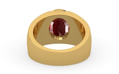 Gold Hessonite Garnet Ring Prime Quality (R1)