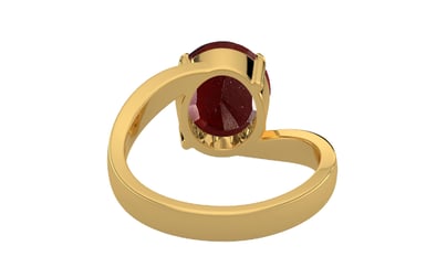 Gold Hessonite Garnet Ring Prime Quality (R2)