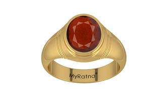 Gold Hessonite Garnet Ring Prime Quality (R7)