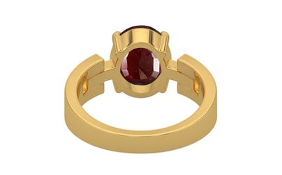 Gold Hessonite Garnet Ring Prime Quality (R8)