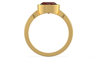 Gold Hessonite Garnet Ring Prime Quality (R9)