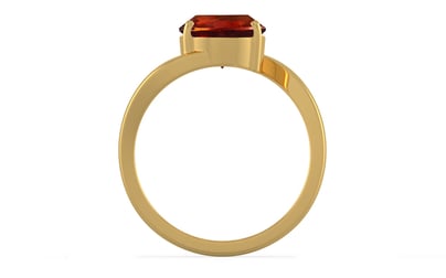 Gold Hessonite Garnet Ring Rare Quality (R2)