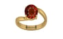 Gold Hessonite Garnet Ring Rare Quality (R2)