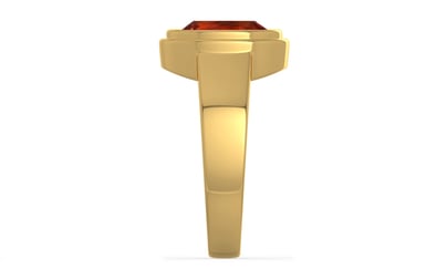 Gold Hessonite Garnet Ring Rare Quality (R3)