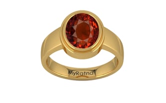 Gold Hessonite Garnet Ring Rare Quality (R3)