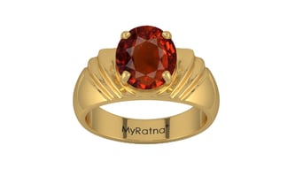 Gold Hessonite Garnet Ring Rare Quality (R4)