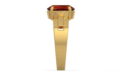 Gold Hessonite Garnet Ring Rare Quality (R8)