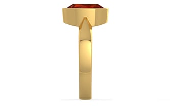 Gold Hessonite Garnet Ring Rare Quality (R9)