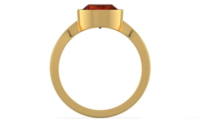 Gold Hessonite Garnet Ring Rare Quality (R9)