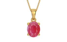 Gold Ruby Pendant Fine Quality (P10)