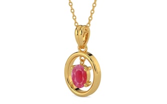 Gold Ruby Pendant Fine Quality (P2)