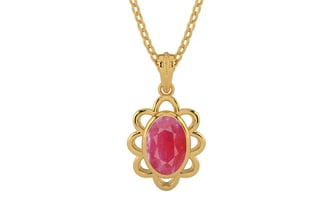 Gold Ruby Pendant Fine Quality (P3)