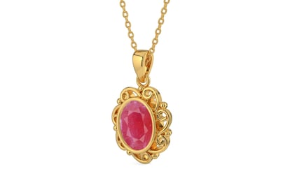Gold Ruby Pendant Fine Quality (P5)