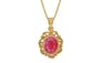 Gold Ruby Pendant Fine Quality (P5)