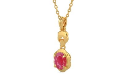 Gold Ruby Pendant Fine Quality (P6)