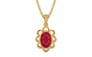 Gold Ruby Pendant Limited Quality (P3)