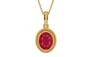 Gold Ruby Pendant Limited Quality (P7)