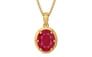 Gold Ruby Pendant Limited Quality (P8)